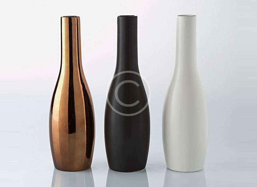 Set of 3 Handcrafted Vases